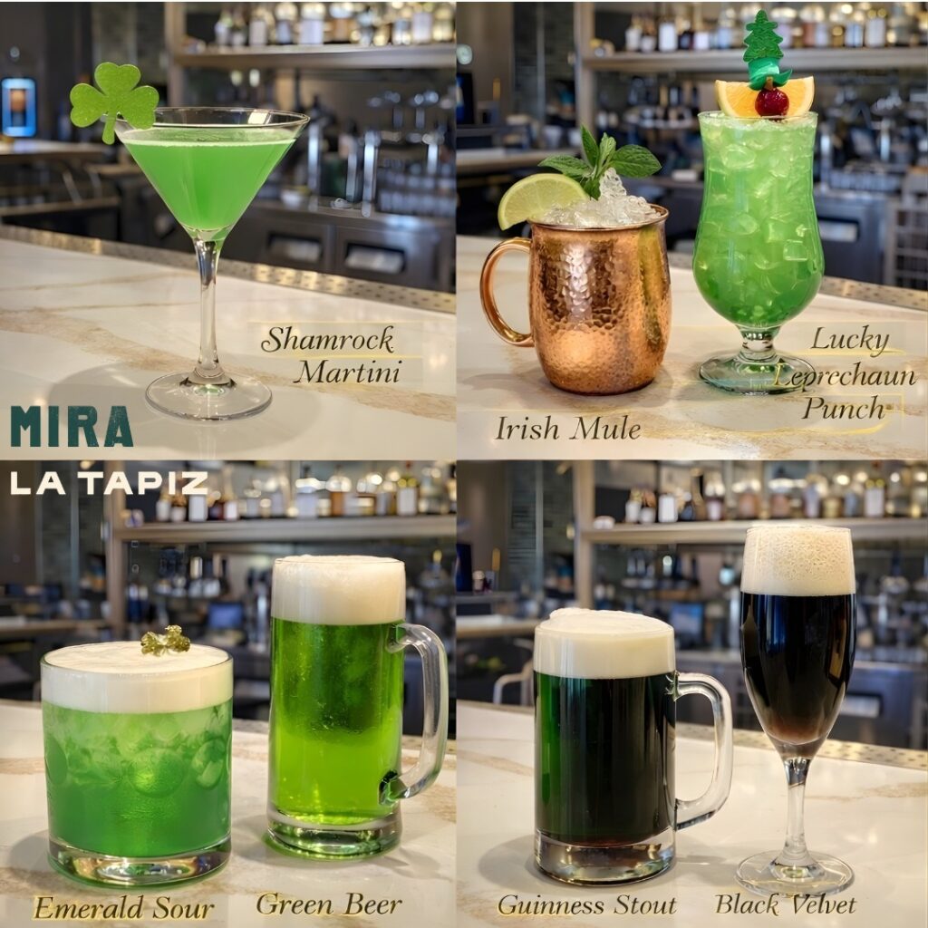 St. Patrick's day cocktails