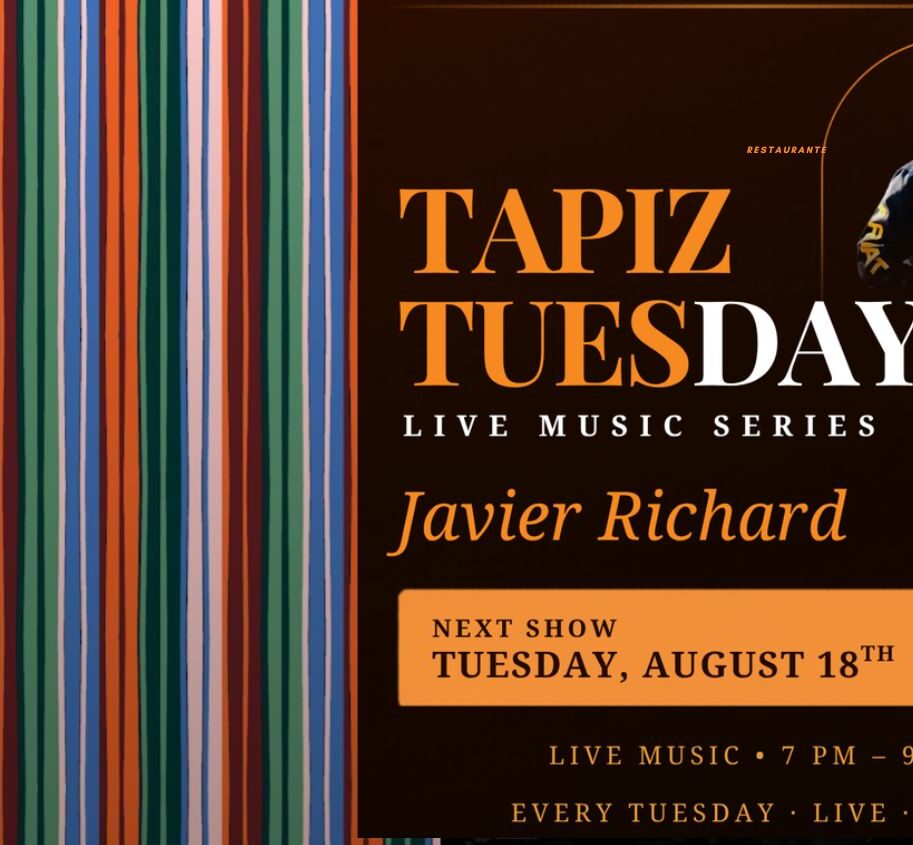 Live Music Performance with Javier Richard Live Music Performance with Javier Richard